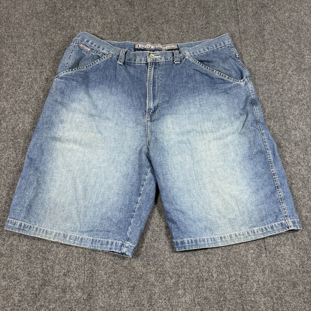 Vintage Enyce Jean Shorts Mens Size 40 Blue Denim Jorts Baggy Hip Hop Skater Y2K